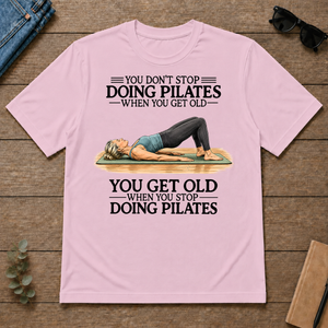 Don't Stop Doing Pilates Woman - light-pink - TS2D-LightPink