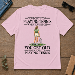 Don't Stop Playing Tennis - light-pink - TS2D-LightPink