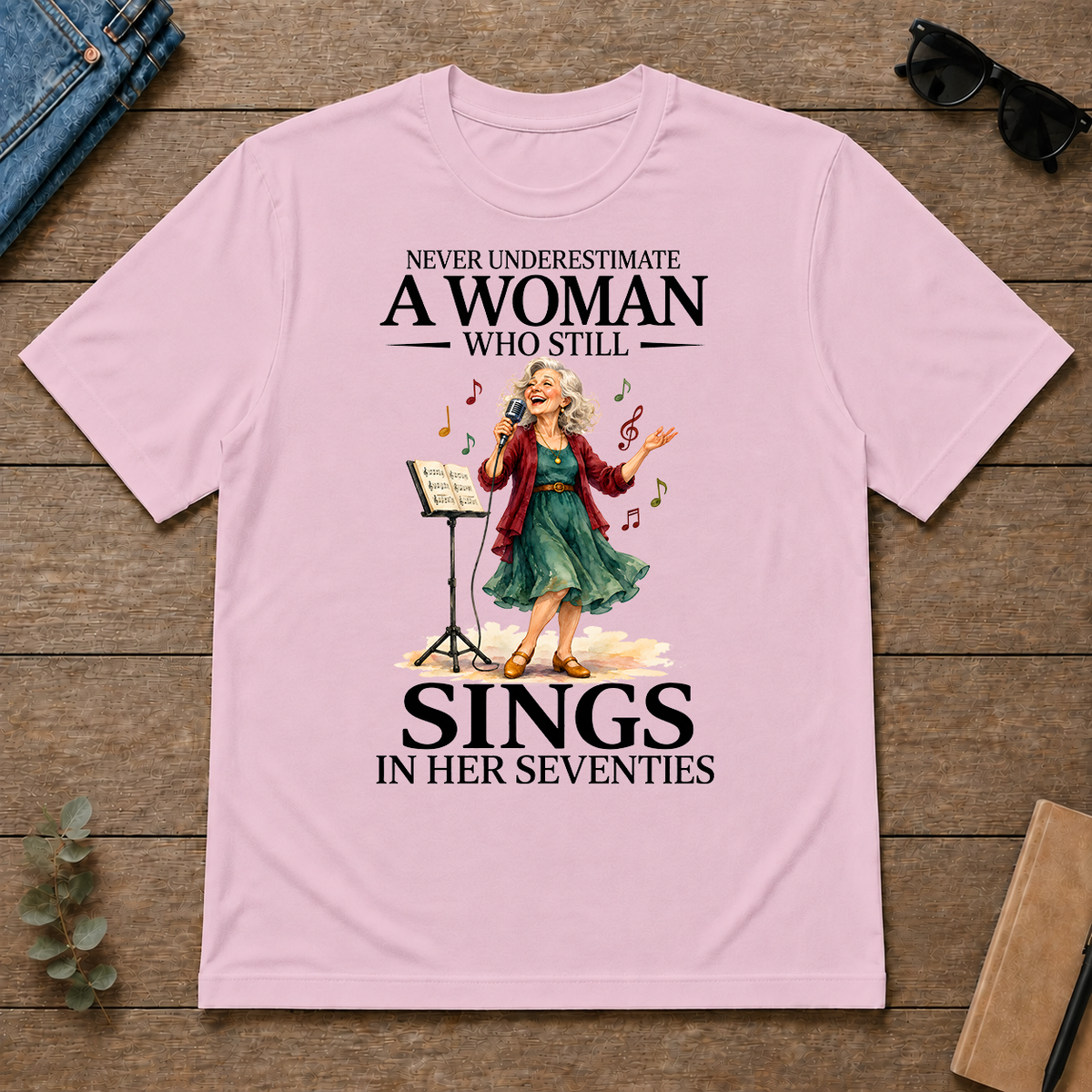 Funny A Woman Still Sings In Her Seventies