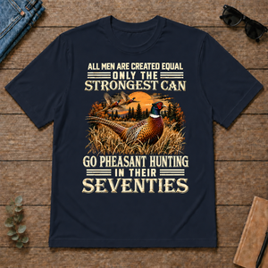 Pheasant Hunting Strongest Man In Seventies - navy - TS2D-Navy