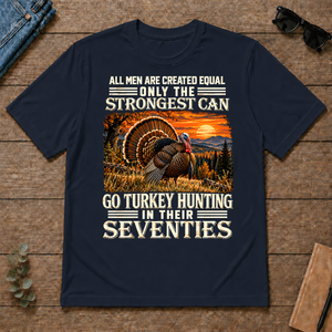 Turkey Hunting Strongest Man In Seventies - navy - TS2D-Navy