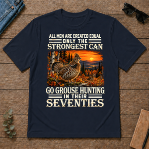 Grouse Hunting Strongest Man In Seventies - navy - TS2D-Navy