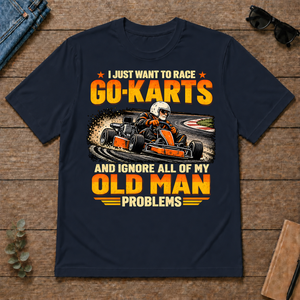 I Just Want To Race Go-Karts - navy - TS2D-Navy