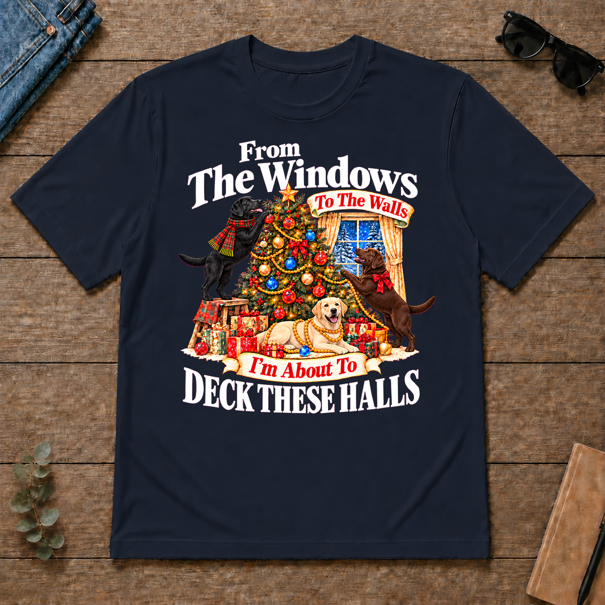 From the Windows to the Walls Labrador Retriever - navy - TS2D-Navy