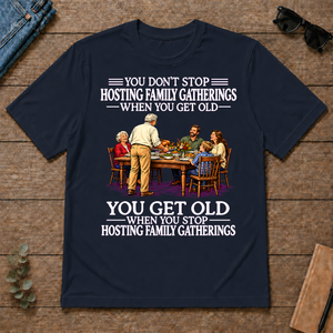 Old Man Don't Stop Hosting Family Gatherings - navy - TS2D-Navy