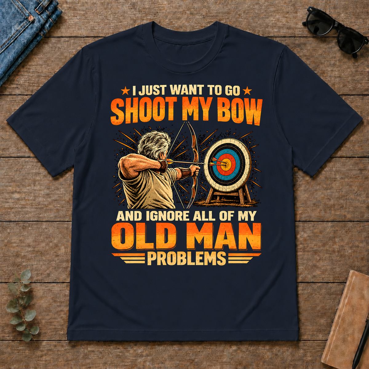 I Just Want To Go Shoot My Bow - navy - TS2D-Navy