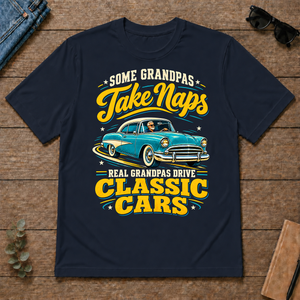 Grandpas Drive Classic Cars - navy - TS2D-Navy