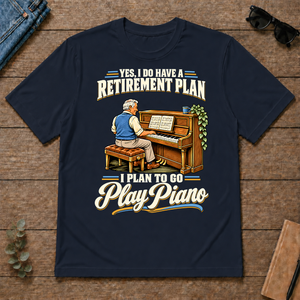I Plan To Go Play Piano - navy - TS2D-Navy