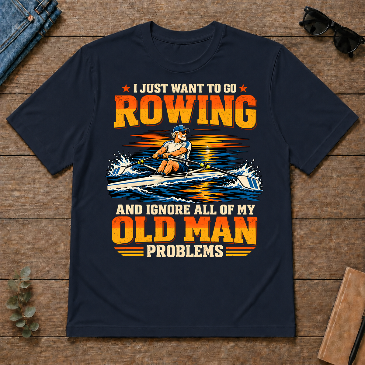 I Just Want To Go Rowing - navy - TS2D-Navy