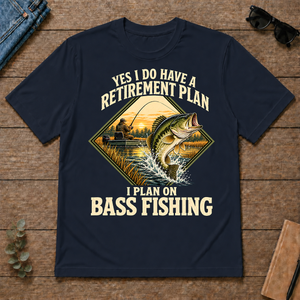 I Plan On Bass Fishing - navy - TS2D-Navy