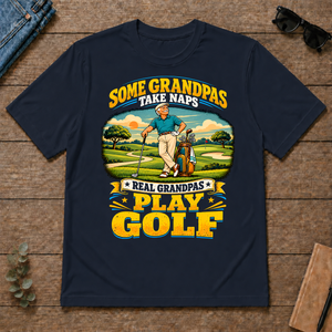 Real Grandpas Play Golf - navy - TS2D-Navy