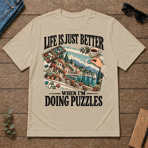 Life Is Just Better When I'm Doing Puzzles - sand - TS2D-Sand