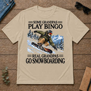 Some Grandpas Play Bingo Real Grandpas Go Snowboarding - sand - TS2D-Sand