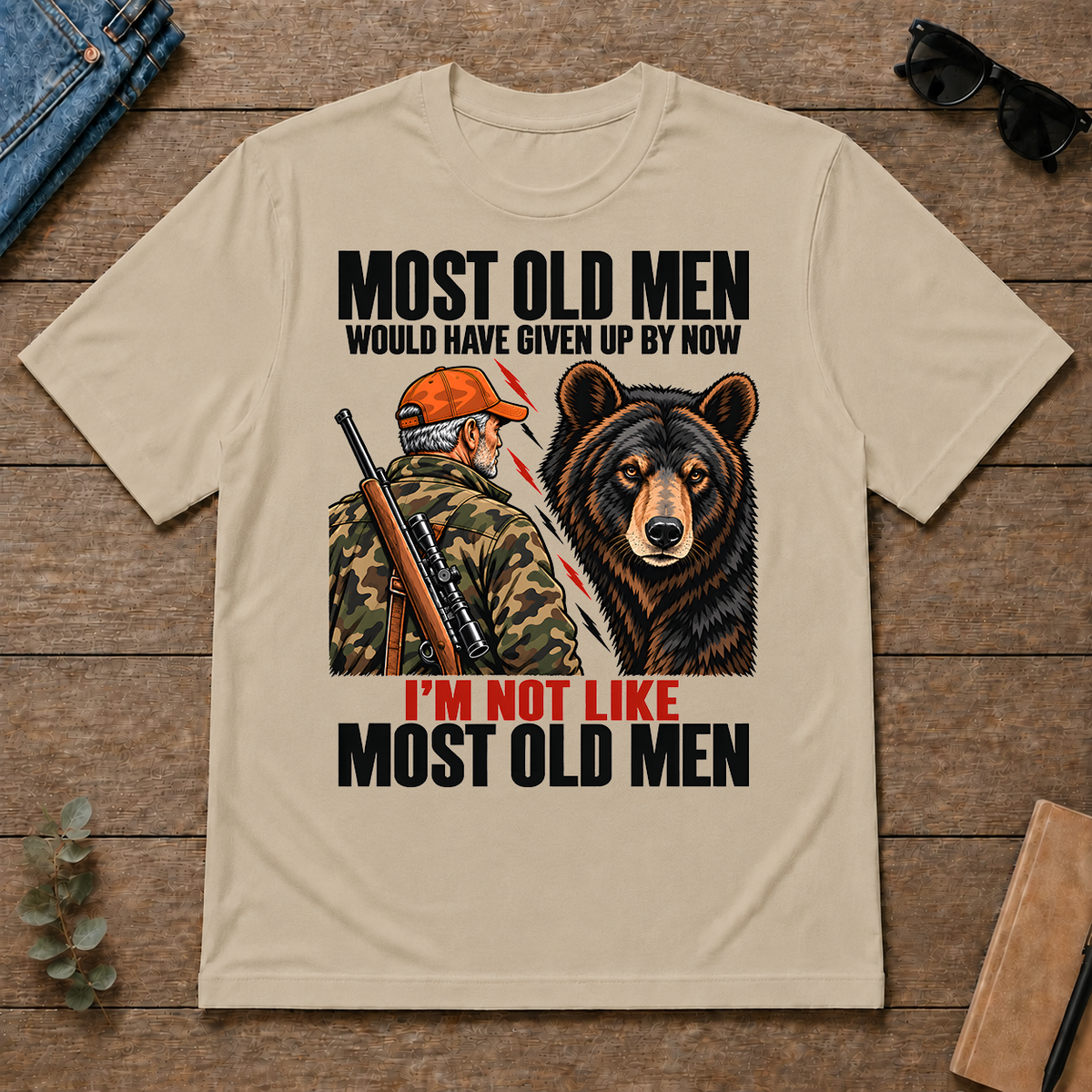 Bear Hunting Most Old Men Would Have Given Up By Now - sand - TS2D-Sand