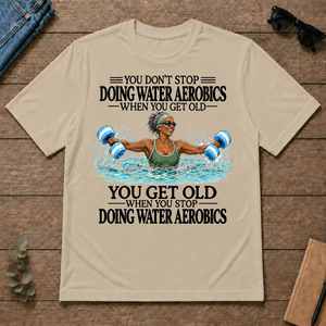 Don't Stop Water Aerobics Woman - sand - TS2D-Sand