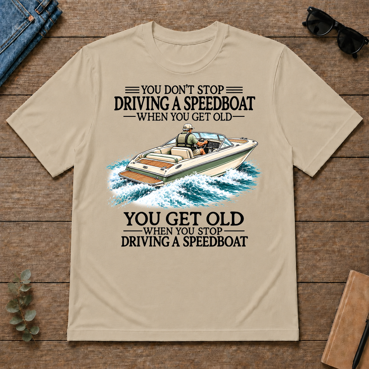 Don't Stop Driving A Speedboat - sand - TS2D-Sand