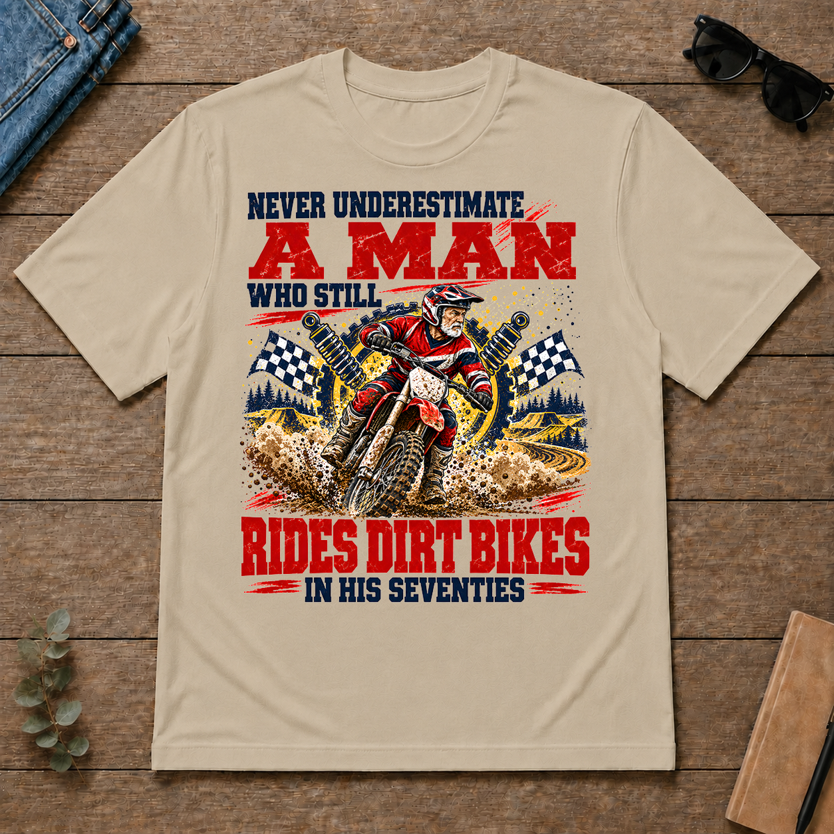 A Man Still Goes Rides Dirt Bikes In His 70s - sand - TS2D-Sand