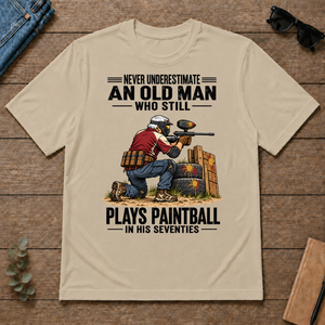 An Old Man Still Plays Paintball In His 70s - sand - TS2D-Sand