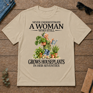 Funny A Woman Still Grows Houseplants In Her Seventies - sand - TS2D-Sand