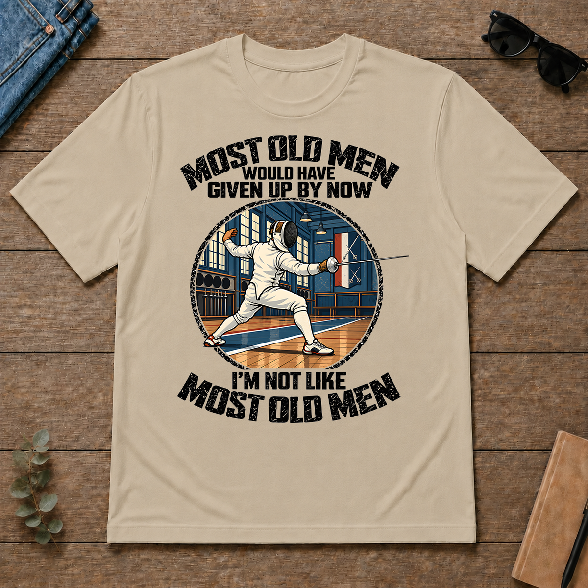 Fencing Most Old Men Would Have Given Up By Now - sand - TS2D-Sand