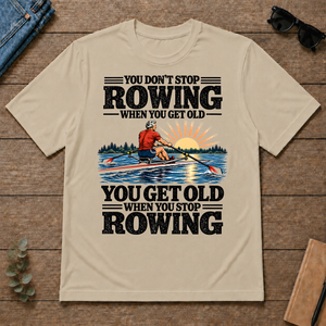 You Get Old When You Stop Rowing - sand - TS2D-Sand