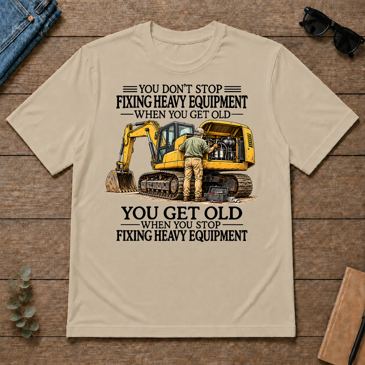Don't Stop Fixing Heavy Equipment - sand - TS2D-Sand