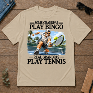 Some Grandpas Play Bingo Real Grandpas Play Tennis - sand - TS2D-Sand