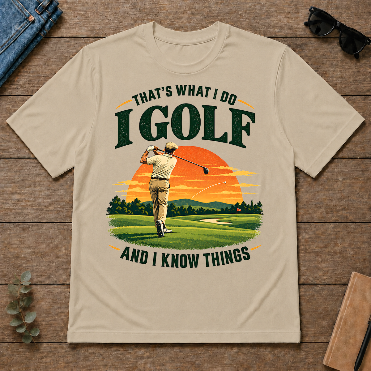 I Golf And I Know Things - sand - TS2D-Sand