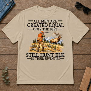 All Men Are Created Equal Elk Hunting 70s - sand - TS2D-Sand