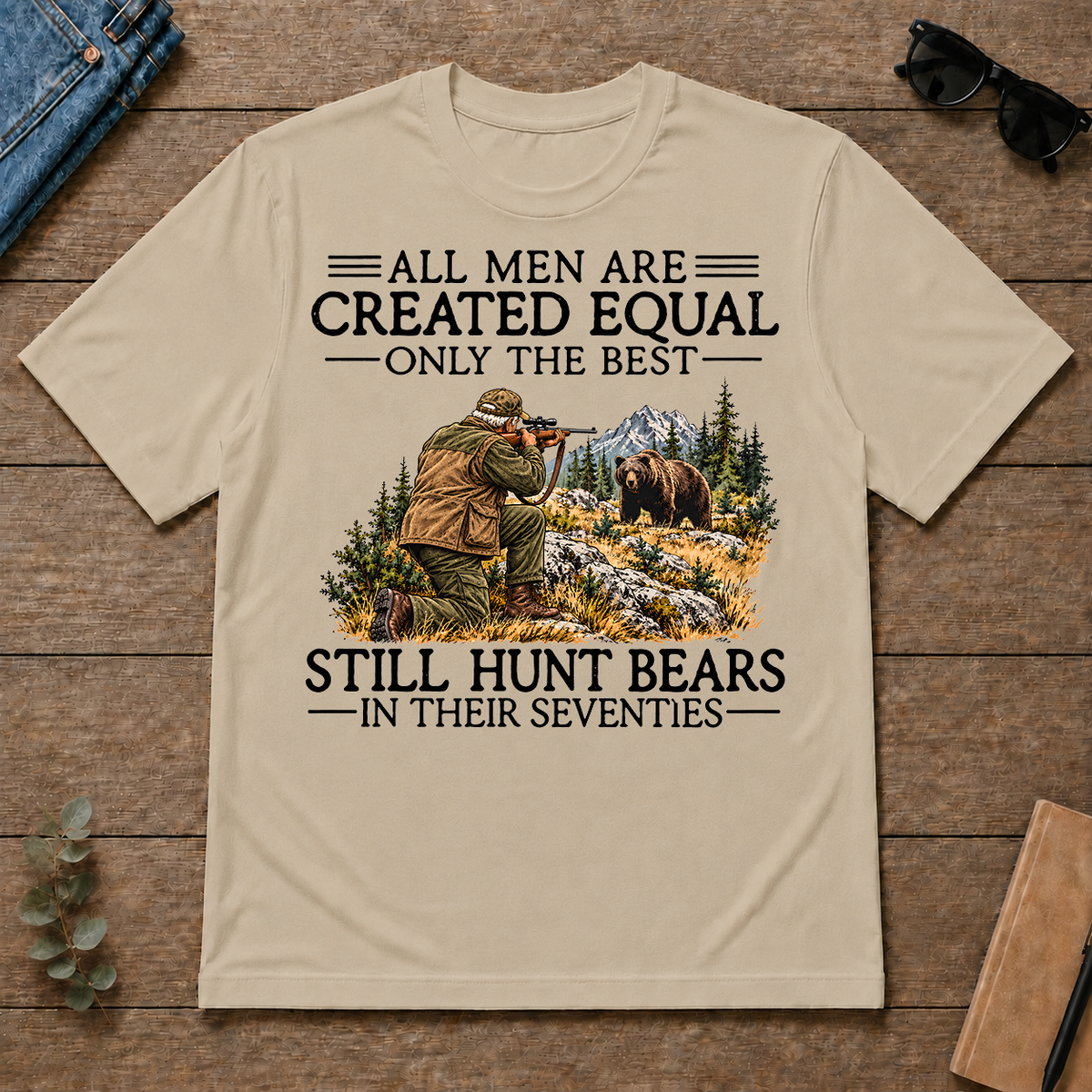 All Men Are Created Equal Bear Hunting 70s - sand - TS2D-Sand