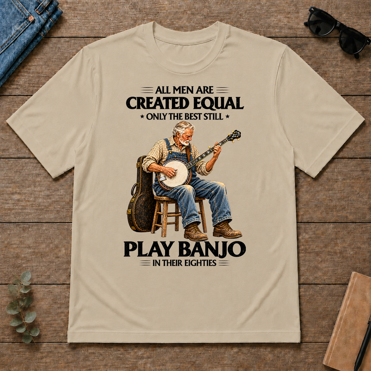 Best Banjo Players in Their Eighties - sand - TS2D-Sand