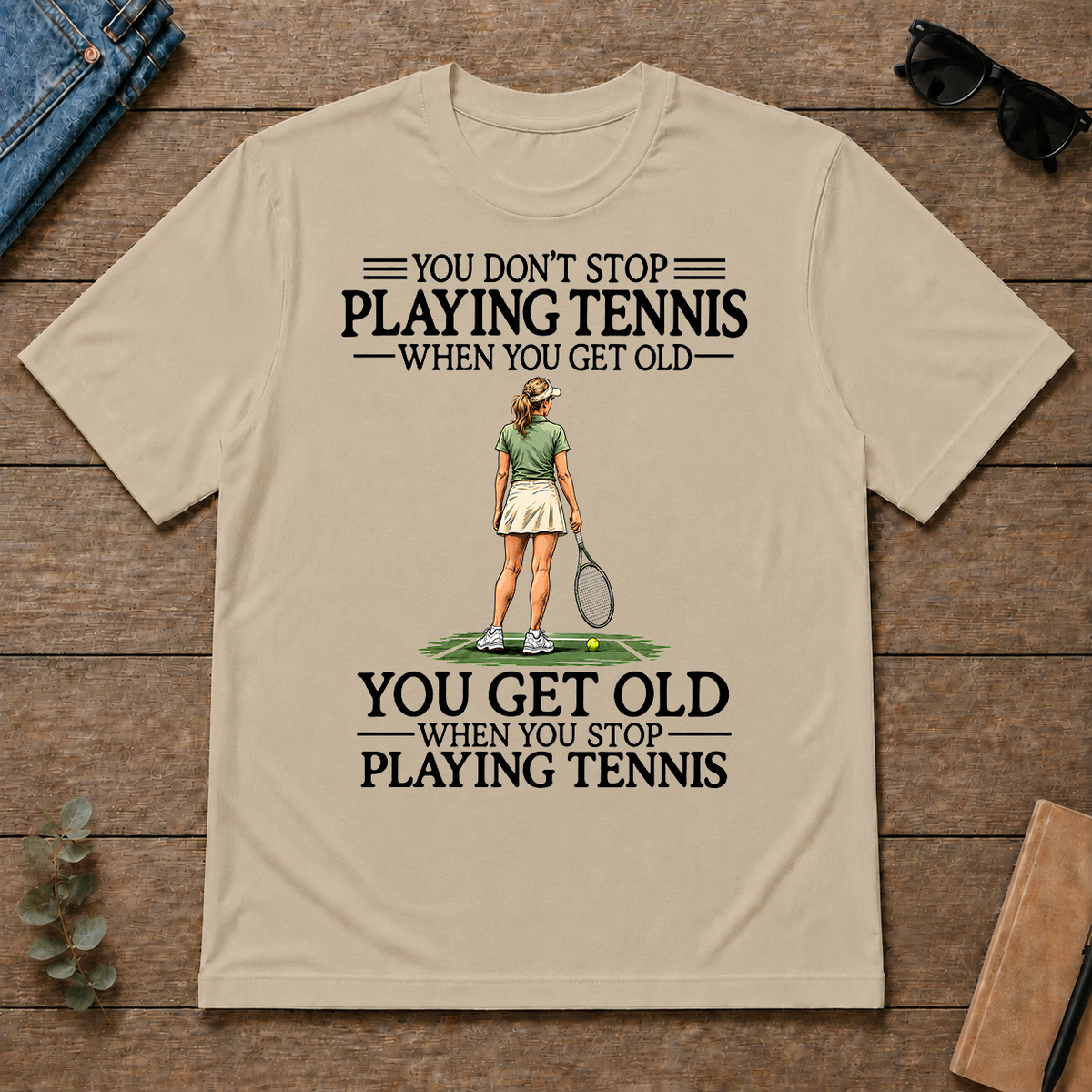Don't Stop Playing Tennis - sand - TS2D-Sand