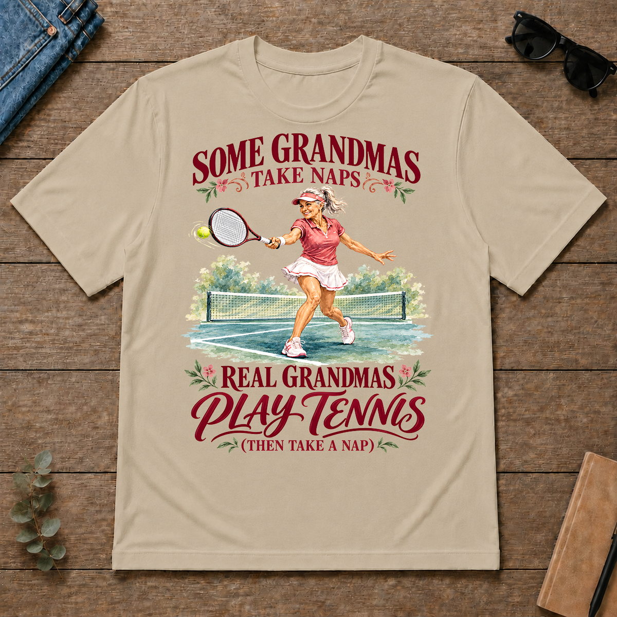 Real Grandmas Play Tennis - sand - TS2D-Sand