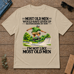 Most Old Man Would Have Given Up Skateboarding - sand - TS2D-Sand