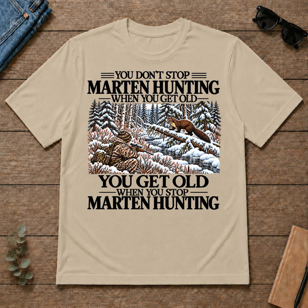 Don't Stop Marten Hunting Snow - sand - TS2D-Sand
