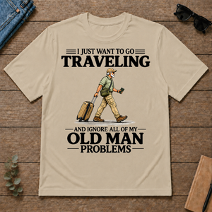 I Just Want To Go Traveling Vintage - sand - TS2D-Sand