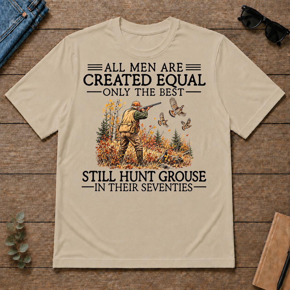 All Men Are Created Equal Grouse Hunting 70s - sand - TS2D-Sand