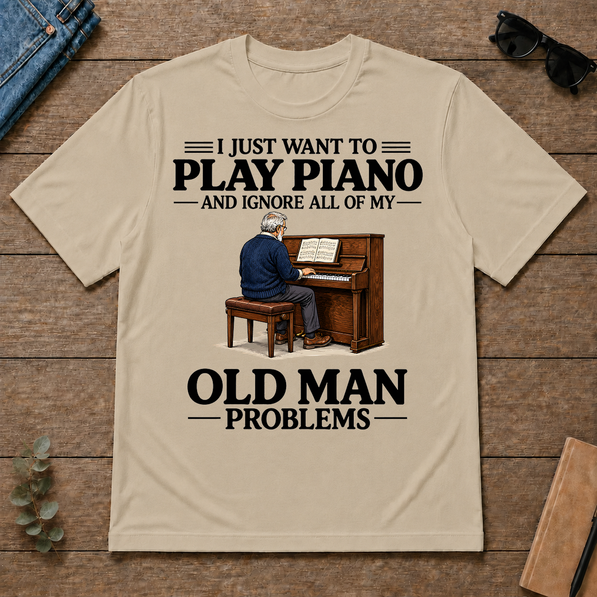 I Just Want To Play Piano - sand - TS2D-Sand