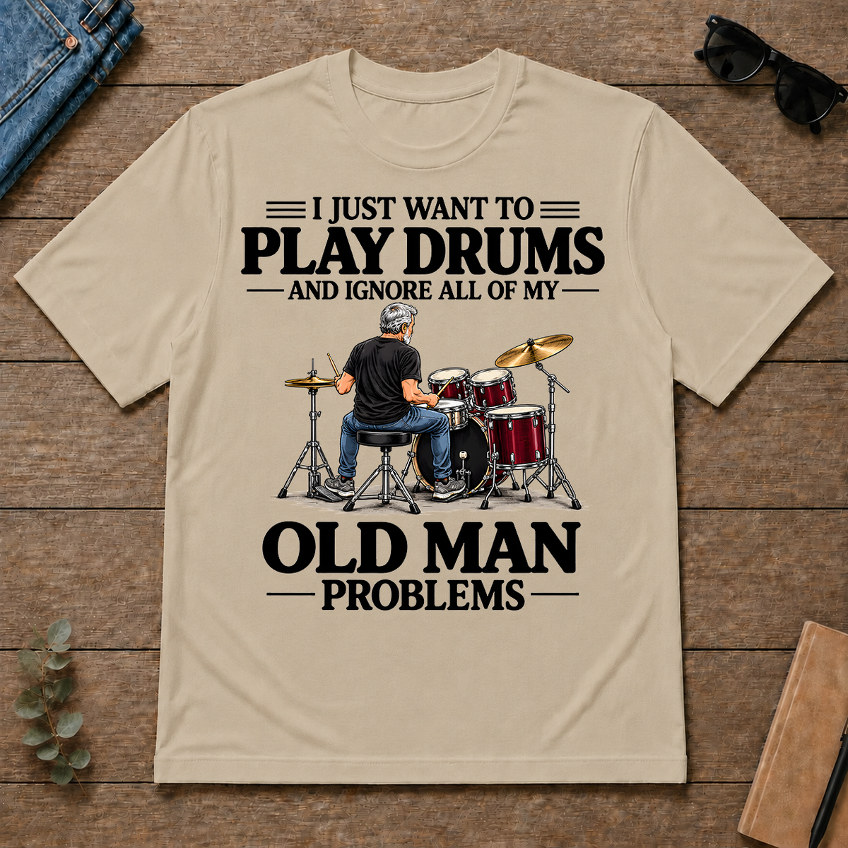 I Just Want To Play Drums - sand - TS2D-Sand