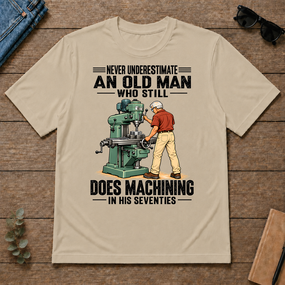 An Old Man Still Does Machining In His 70s - sand - TS2D-Sand