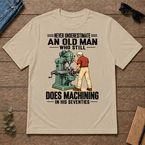 An Old Man Still Does Machining In His 70s - sand - TS2D-Sand