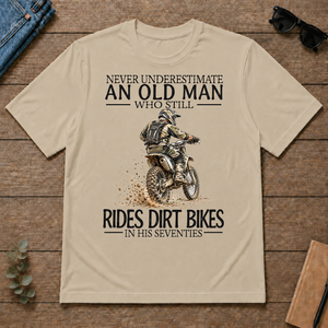 An Old Man Who Still Rides Dirt Bikes In His Seventies - sand - TS2D-Sand