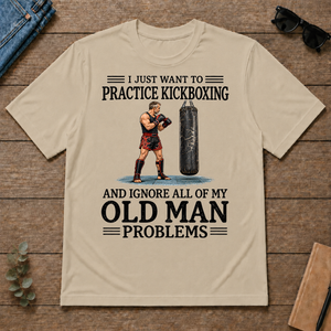 I Just Want To Practice Kickboxing - sand - TS2D-Sand