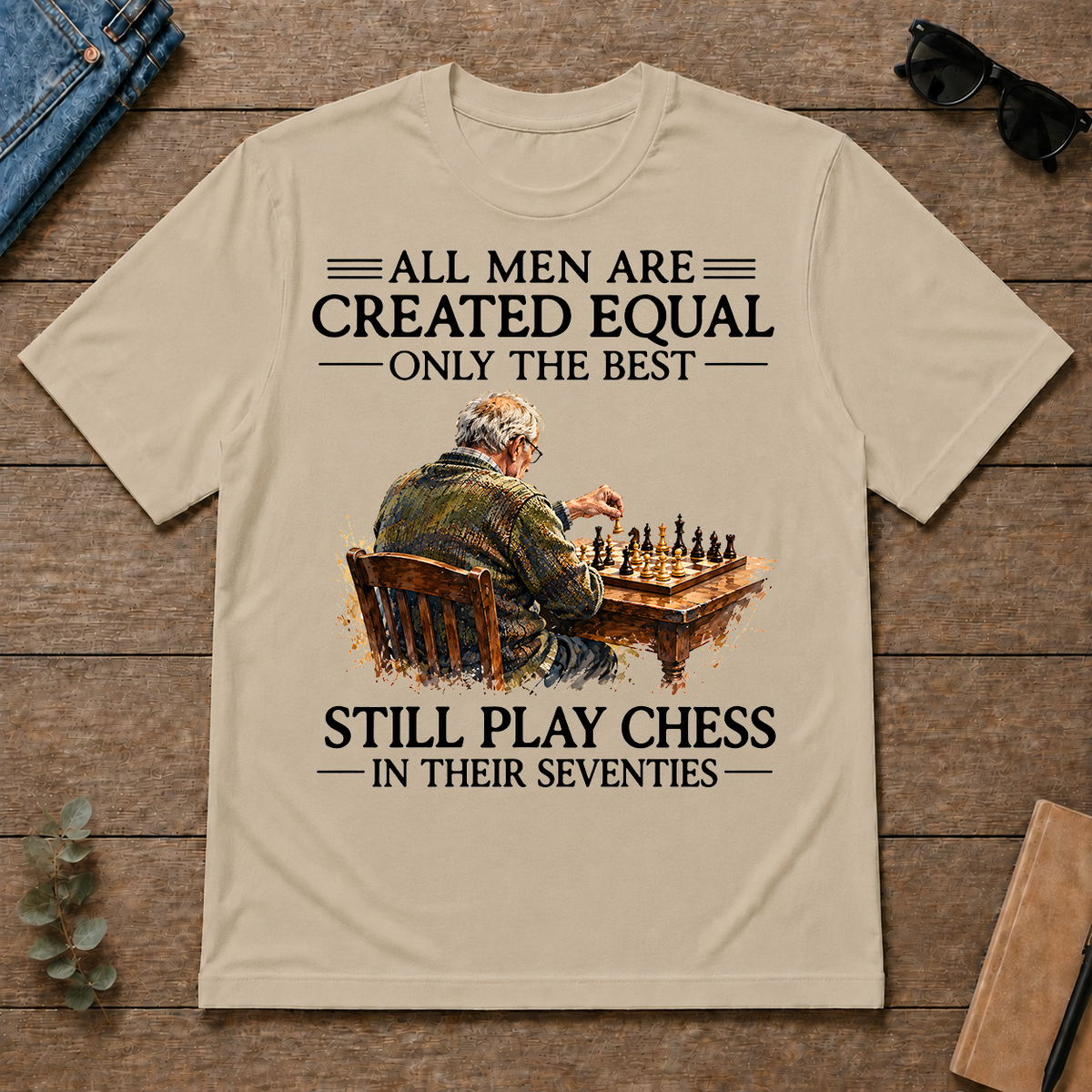 Still Play Chess In 70s - sand - TS2D-Sand