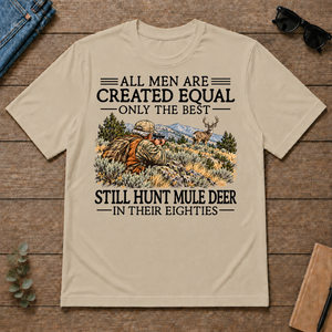 All Men Are Created Equal Mule Deer Hunting 80s - sand - TS2D-Sand
