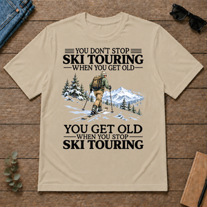 Don't Stop Ski Touring Vintage Art - sand - TS2D-Sand