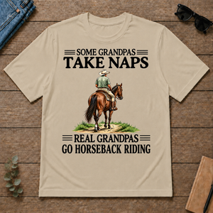Real Grandpas Go Horseback Riding Vintage - sand - TS2D-Sand