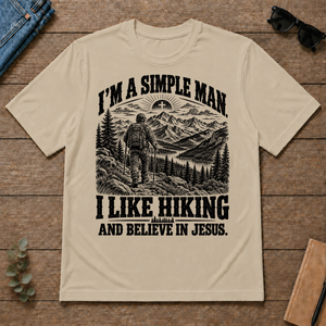 I like Hiking Believe In Jesus - sand - TS2D-Sand