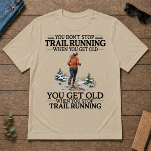 Don't Stop Trail Running Woman - sand - TS2D-Sand