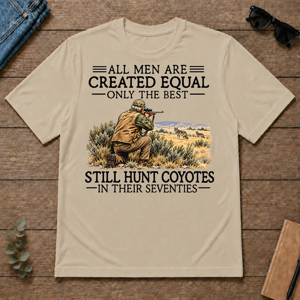 All Men Are Created Equal Coyote Hunting 70s - sand - TS2D-Sand